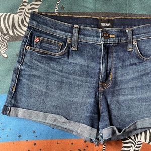Hudson Asha Midrise Cuff Shorts
